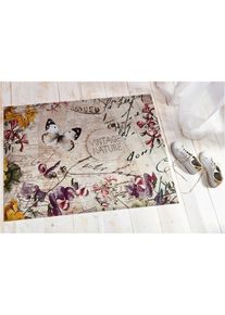 bonprix Preș de intrare cu fluturaşi, bej, 40/60 cm