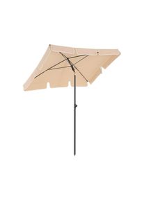 Modante , Schwarz, Taupe , Metall , 180x125 cm , h&ouml;henverstellbar, lichtecht, Knickgelenk , Gartenm&ouml;bel, Sonnenschutz, Sonnenschirme