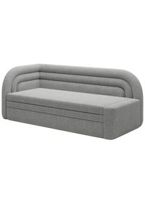 Mid.you , Grau , Textil , 86x80x223 cm , Liegefunktion , Wohnzimmer, Sofas & Couches, Relaxliegen & R&eacute;cami&egrave;ren