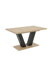 Esstisch Hamm T Eiche Artisan/Schwarz