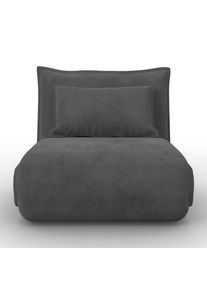 Schlafsessel Macy Dunkelgrau Boucl&eacute;