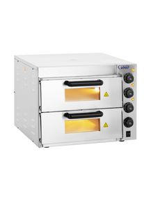 ROYAL CATERING Pizzas&uuml;tő kemence - magas hőm&eacute;rs&eacute;kletű rozsdamentes ac&eacute;l pizzakkemence RCPO-3000-2PS-1