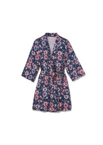 Tchibo - Web-Morgenmantel - Damen - Gr. M - dunkelblau