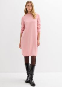 Strickkleid in A-Linie, rosa, Gr&ouml;&szlig;e 52/54 (XXL), mit Baumwolle, bonprix