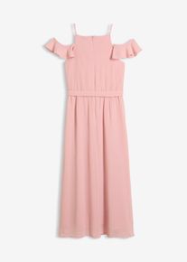 Ausgestelltes Chiffonkleid, rosa, Gr&ouml;&szlig;e 152, bonprix