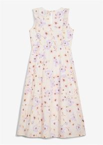 Maxikleid aus reiner Baumwolle, beige, Gr&ouml;&szlig;e 146, 100% Baumwolle, bonprix