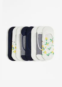 F&uuml;&szlig;linge mit Bio-Baumwolle (8er Pack), blau, Gr&ouml;&szlig;e 35-38, mit Baumwolle, bonprix