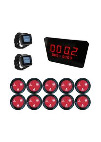 Long Range Wireless Table Call Buzzer System, Watch Receiver for Fast Food Coffee Shop Diner
