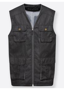 Marco Donati Herren Weste in grau ,Gr&ouml;&szlig;e 48, Witt, 100% Polyester