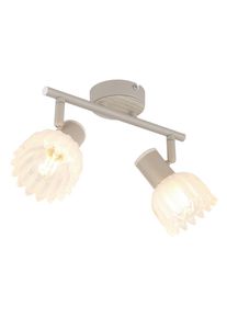 Globo , Sandfarben , Metall, Glas , 9x15.5x25 cm , CE , drehbar, schwenkbar , Beleuchtung, Innenleuchten, Strahler & Spots