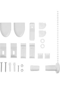Sichtschutzz&uuml;ge Montagezubeh&ouml;r-Set LICHTBLICK ORIGINAL, wei&szlig;, B:1,5cm H:4,7cm L:100cm, Kunststoff, Sichtschutzz&uuml;ge, Sichtschutzz&uuml;ge Montagezubeh&ouml;r-Set, f&uuml;r Duo Rollo KDR, Topseller