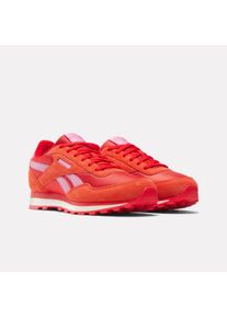 Sneaker Reebok CLASSIC "CLASSIC AZ", M&auml;dchen, Gr. 35, rot (sportrot, playfulpink, chalk), Leder, Synthetik, Textil, Schuhe Sneaker