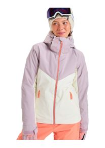 Snowboardjacke Roxy "Free Jet Block 10K", Damen, Gr. XS, rosa (nirvana), Obermaterial: 100% Polyester., Jacken Snowboardjacke