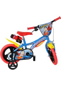 Kinderfahrrad DINO BIKES "Superman 12" Kinderfahrrad 2-4 Jahre" Gr. 21, blau, Fahrr&auml;der, Kinder, 12 Zoll (30,48cm) hinten: 12 Zoll (30,48cm), Kinderfahrrad