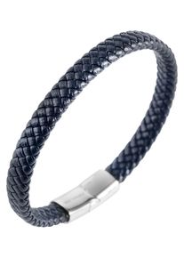 Adelia&acute;s Armband ADELIA&acute;S "Damen Armband &iquest; Textilarmband aus Leder 20 cm" Gr. 20, silber, Armb&auml;nder, Damen, Blacklist, Armband