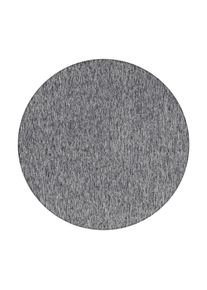 Ayyildiz , Grau , Textil , Uni , rund , Oeko-Tex&reg; Standard 100 , pflegeleicht , Teppiche & B&ouml;den, Teppiche, Webteppiche, Flachwebteppiche