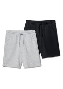 Tchibo - 2 Kinder-Sweatshorts - Jungen - Gr. 122/128 - schwarz