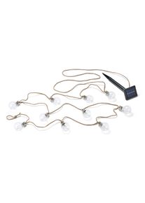 Tchibo - Solar-Lichterkette mit Juteseil - silber