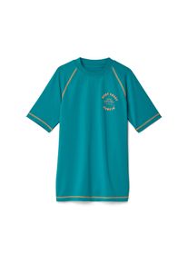 Tchibo - Kinder-Shirt mit UV-Schutzfaktor 50+ - Gr. 146/152 - t&uuml;rkis/print