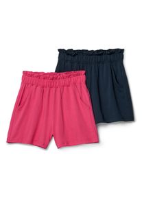 Tchibo - 2 Kinder-Jersey-Shorts - M&auml;dchen - Gr. 146/152 - dunkelblau