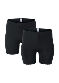 Tchibo - 2 Radler-Shorts - Damen - Gr. L - schwarz