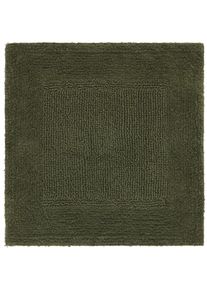 Badematte Karen in Dunkelgr&uuml;n 50x50cm