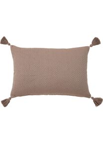 Zierkissen Frieda in Taupe ca. 40x60cm