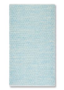 Handwebeteppich Carola in Blau ca. 80x150cm