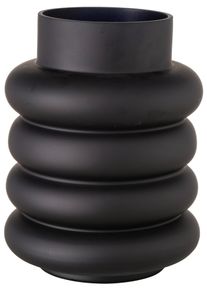 Vase Ribbo II in Schwarz