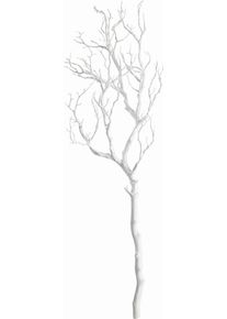 Dekozweig Sam in Wei&szlig;