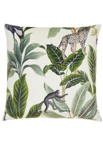 Zierkissen Junglelife in Wei&szlig; ca.60x60cm