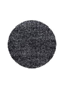 Ayyildiz Hochflorteppich Enjoy Anthrazit &Oslash; ca. 80cm