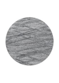 Ayyildiz Webteppich Pisa Grau &Oslash; ca. 80cm