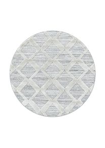 Ayyildiz Webteppich Pisa Grau &Oslash; ca. 80cm