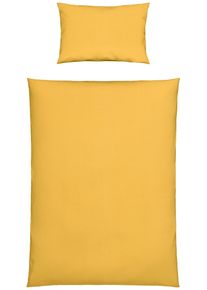 Kinderbettw&auml;sche Toni in Gelb ca. 100x135cm