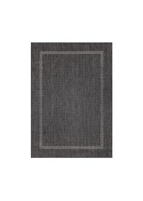 Ayyildiz Flachwebeteppich Relax Schwarz ca. 60x100cm