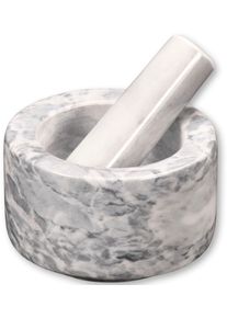 M&ouml;rser Kesper, wei&szlig;, B:13cm H:8cm L:13cm &Oslash;:13cm, Marmor, M&ouml;rser, M&ouml;rser, Marmor, mit Schlegel