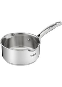 Kasserolle Tefal "Duetto+ G71928", grau (edelstahl), B:18cm H:10,2cm L:32,5cm &Oslash;:16cm, T&ouml;pfe, Kasserolle, hochwertiger Edelstahl, hochglanzpoliert, langlebig, 16 cm