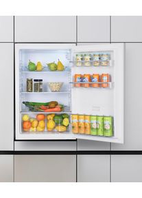 Hanseatic Einbauk&uuml;hlschrank "HEKS8854E", Energieeffizienz: E, silber (wei&szlig;), Rechtsanschlag, wechselbar, K&uuml;hlschr&auml;nke, Einbauk&uuml;hlschrank