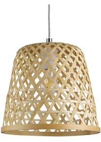 Eglo Pendelleuchte "KIRKCOLM", beige (nickelfarben, natur), 1, &Oslash; 30cm, Leuchten, H&auml;ngeleuchte, H&auml;ngelampe, Pendelleuchte