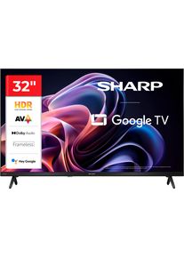 Sharp LED-Fernseher "1T-C32HFx", Energieeffizienz: E, schwarz, 32, Fernseher, LED-Fernseher