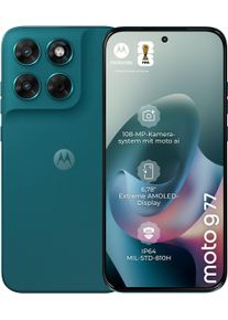 Motorola Smartphone "moto g77 256GB", Energieeffizienz: A, pantone shaded spruce, 256 GB, Mobiltelefone, Smartphone