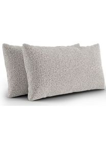 Sit & More Sofakissen SIT & MORE "Jazz", beige, B:60cm H:40cm T:8cm, 100% Polyester, Polsterauflagen, Sofakissen, 2er Kissen-Set wahlweise in drei Gr&ouml;&szlig;en