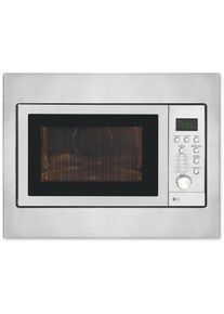 Exquisit Einbau-Mikrowelle "EMW 2546.1 HI", silber (edelstahl), Mikrowellen, Auftauen,Aufw&auml;rmen,Grillen o.backen mit Hei&szlig;luft-alles m&ouml;glich, Einbau-Mikrowelle