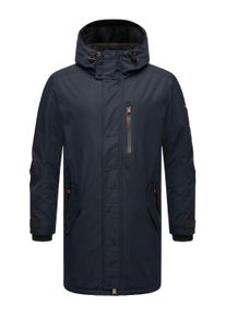 Kurzmantel STONE HARBOUR "Kurzmantel Lanzoo", Herren, Gr. L, blau (navy), Obermaterial: 100% Polyester PES. Obermaterial: Futter: 100% Polyester PES. 100% Polyester PES., M&auml;ntel Kurzmantel