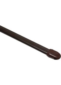Scheibenstange Gardinia "Vitragestange" Gr. 2, braun, &Oslash;:11mm, Metall, Gardinenstangen, Scheibenstange, Serie Vitragestange flachoval &Oslash; 11 mm, 2er-Set