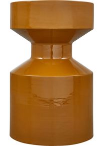 Beistelltisch Woood "Ferry", gelb, honiggelb, gelb, B:30cm H:47cm T:30cm, Tische, Beistelltisch