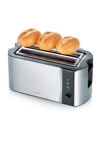 Severin Toaster AT 2590 - brushed stainless steel/black
