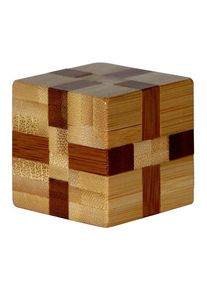 Eureka 3D Bamboo Brain Puzzle Cube 3D Puzzle