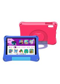 Denver TIO-80115KBUP BLUE/PINK - 8" Octa Core tablet with Android 16GMS & included bumper in blue and pink